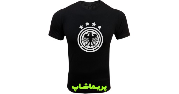 خرید تیشرت آلمان مشکی طرح لوگو بزرگ