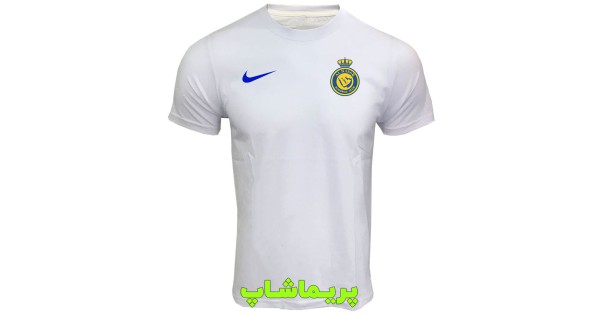 تیشرت ورزشی تیم النصر آستین کوتاه رنگ سفید