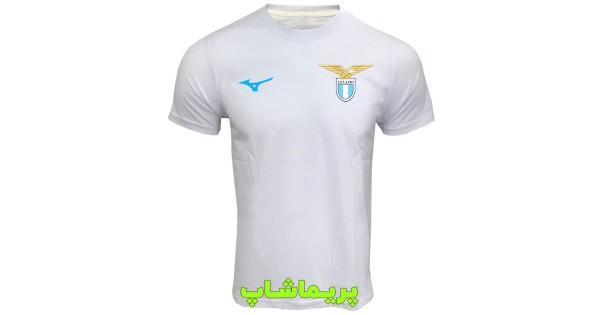 خرید تیشرت هواداری لاتزیو سفید آستین کوتاه