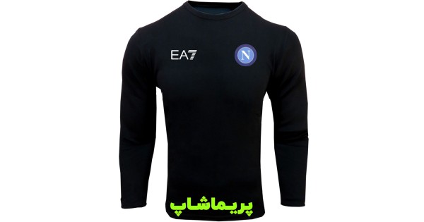 تیشرت هواداری ناپولی مشکی آستین بلند
