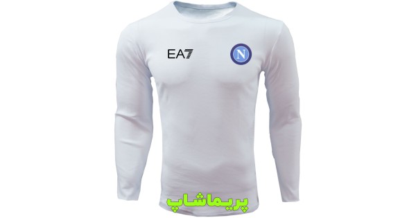 خرید تیشرت هواداری ناپولی سفید آستین بلند
