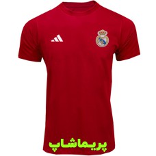 لباس هواداری رئال مادرید قرمز | تیشرت آستین کوتاه