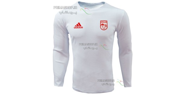 تیشرت هواداری باشگاه تراکتورسازی سفید آستین بلند