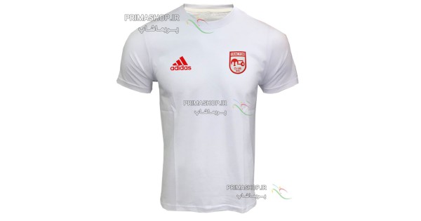 خرید تیشرت هواداری تراکتورسازی سفید آستین کوتاه