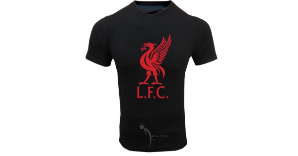 خرید تیشرت لیورپول مشکی طرح پرنده لیورپول قرمز