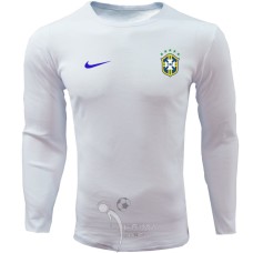 لباس هواداری برزیل سفید | تیشرت آستین بلند