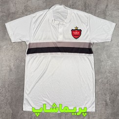 لباس پرسپولیس سفید تخفیفی لک دار (کد 98)