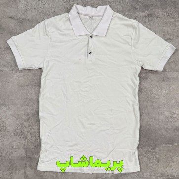 لباس هتلی سفید تخفیفی لک دار (کد 164)