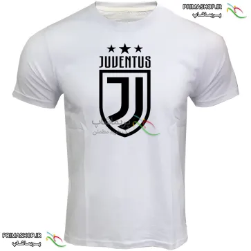 لباس یوونتوس سفید طرح لوگو بزرگ | تیشرت آستین کوتاه