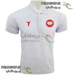 پولوشرت سپیدرود رشت سفید یقه دار دو دکمه 