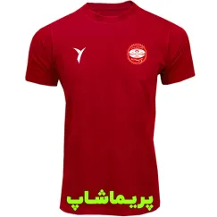 لباس هواداری سپیدرود رشت قرمزآستین کوتاه یقه گرد 