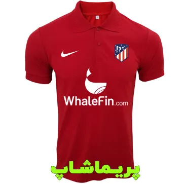 پولوشرت اتلتیکو مادرید  قرمز با اسپانسر | تیشرت هتلی