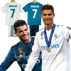 لباس رئال مادرید 2017 رونالدو بچه گانه 