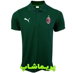 پولوشرت آث میلان سبز یقه دار دو دکمه 