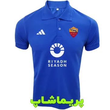 پولوشرت رم آبی با اسپانسر | تیشرت هتلی