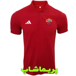پولوشرت رم قرمز یقه دار دو دکمه 