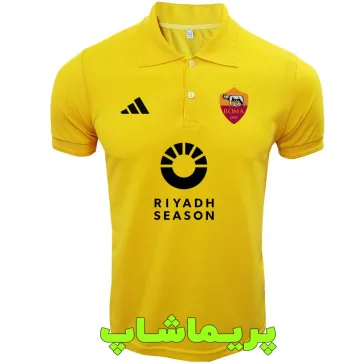 پولوشرت رم زرد با اسپانسر | تیشرت هتلی