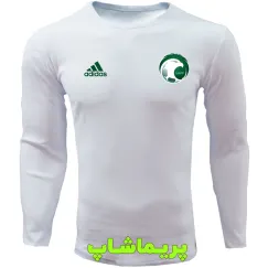 تیشرت عربستان آستین بلند سفید 
