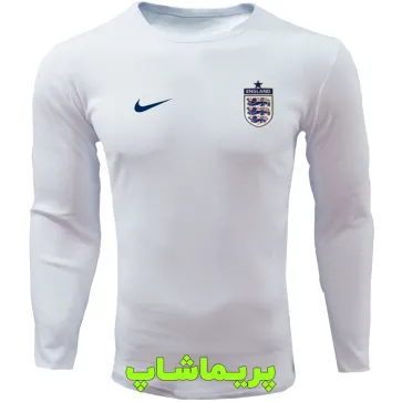 لباس هواداری انگلستان سفید | تیشرت آستین بلند