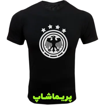 لباس آلمان مشکی طرح لوگو بزرگ | تیشرت آستین کوتاه