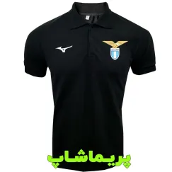 پولوشرت لاتزیو مشکی یقه دار دو دکمه 