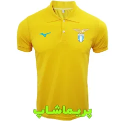 پولوشرت لاتزیو زرد یقه دار دو دکمه 