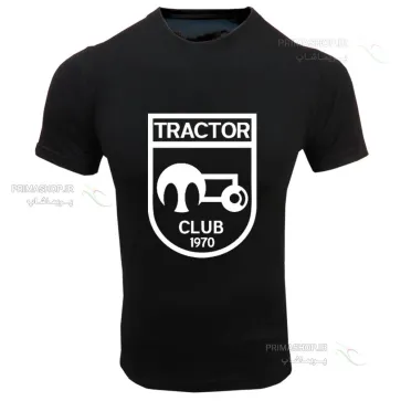 لباس هواداری تراکتورسازی مشکی لوگو بزرگ | تیشرت آستین کوتاه