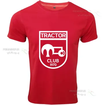 لباس هواداری تراکتورسازی قرمزلوگو بزرگ | تیشرت آستین کوتاه