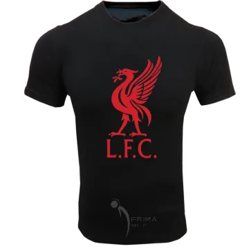 لباس لیورپول مشکی طرح پرنده لیورپول قرمز | تیشرت آستین کوتاه