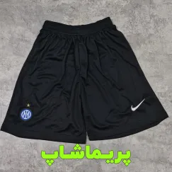 شورت اینتر مشکی اورجینال 23 