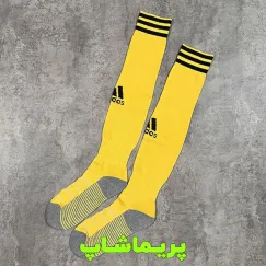  جوراب بزرگسال آدیداس زرد کیفیت خارجی (کد 10) 